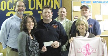 Firefighters donation
